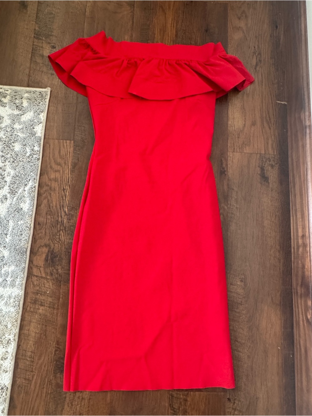 Off-Shoulder Red chiara boni Dress